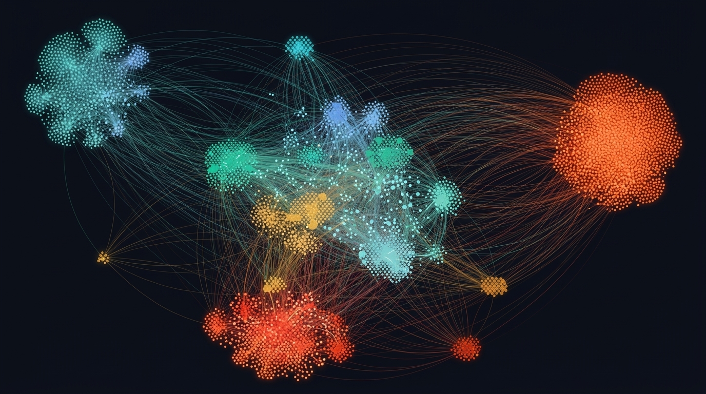 Anonymized Network Graph Example